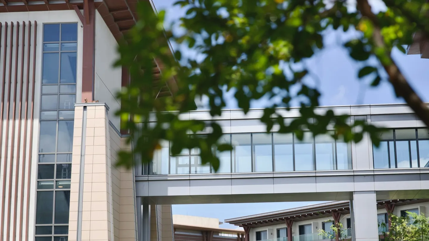 Bright modern office building exterior