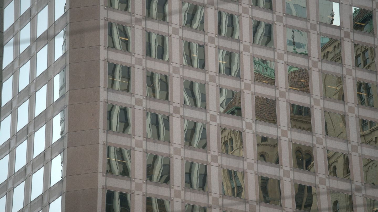 Modern office building in daylight