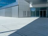 Bright modern office building exterior