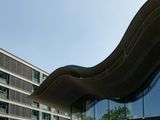 Bright modern office building exterior
