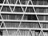 Modern office building under clear sky