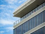 Bright modern office building exterior