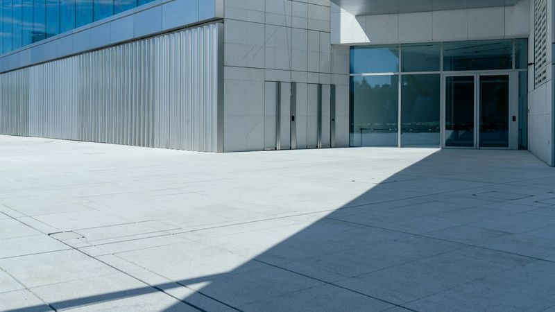 Bright modern office building exterior