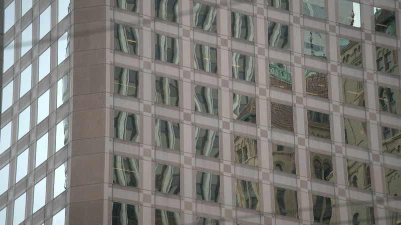 Modern office building in daylight