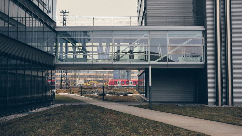 Bright modern office building exterior